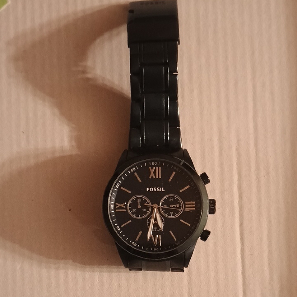 Fossil Black Roman Numeral WatchFOSSIL BQ11271E,Men's Sport Chronograph,BRAND NE